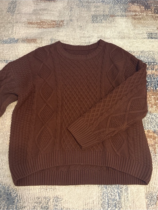 Amazon Sweaters - Amazon Women's Cable Knit Sweater - Brown
